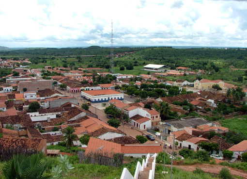Vista da cidade de Itainópolis