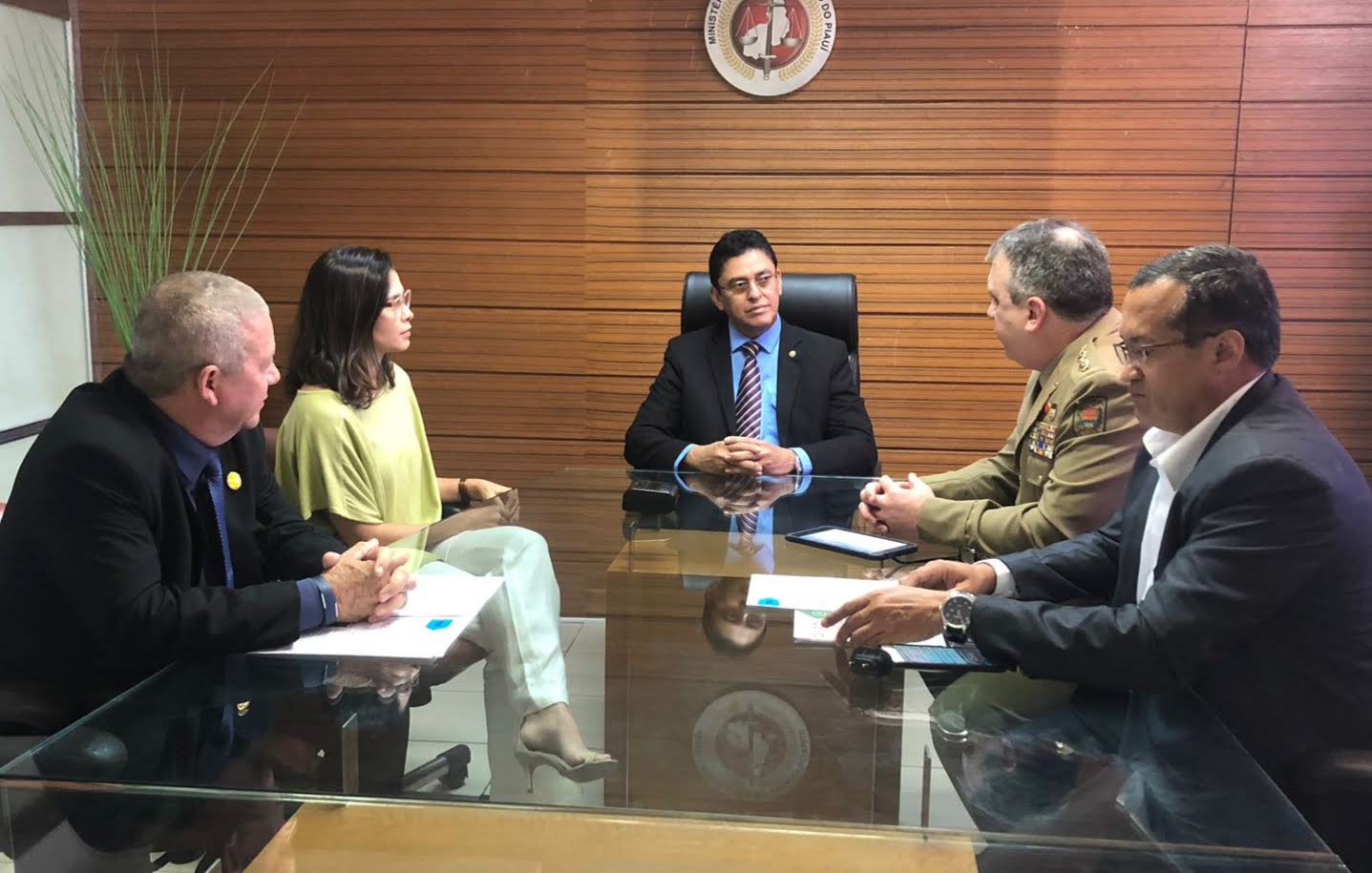 Pessoas em reunião