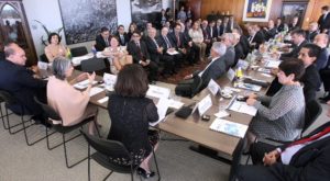 Reunião no gabinete da presidente do STF