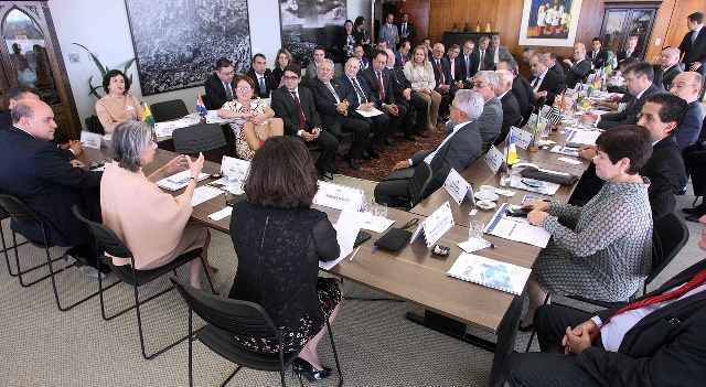 Reunião no gabinete da presidente do STF