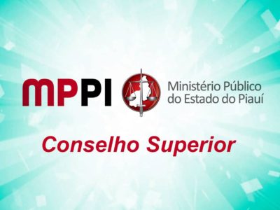 Brasão do Ministério Público e o nome: COnselho Superior