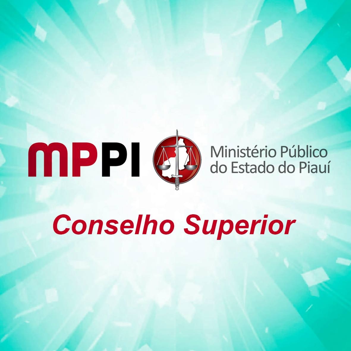 Brasão do Ministério Público e o nome: COnselho Superior