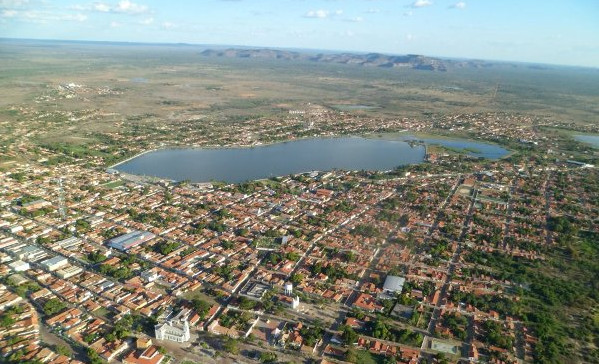 Vista aérea da cidade de Campo Maior (PI). Foto: Ângelo Carvalho.