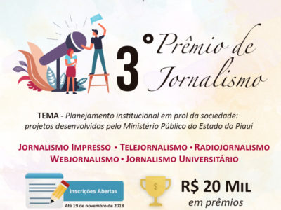 Logo do 3º Prêmio de Jornalismo do MPPI