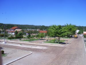 Vista da praça de Matias Olímpio