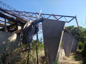 Ginásio inacabado em José de Freitas