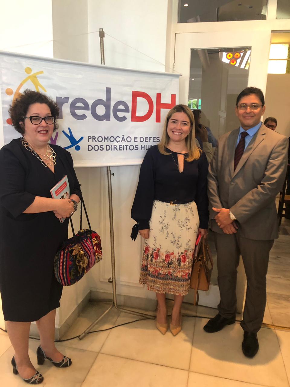 PGJ, Cleandro Moura, Promotoras Myrian Lago e Flávia Gomes Cordeiro