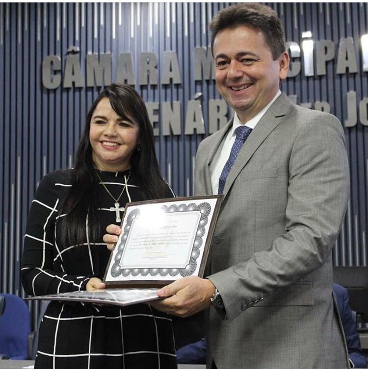 Promotor de Justiça Eny Marcos e vereadora Teresa Britto