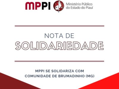 Banner com a logomarca do MPPI em que se lê