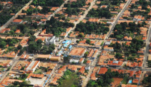 Vista aérea da cidade de Altos