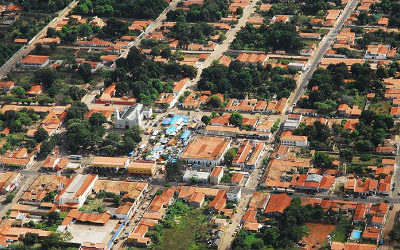 Vista aérea da cidade de Altos