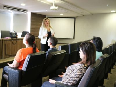momento de meditação com o público