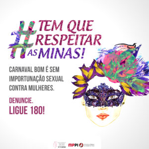Arte com o nome e as informações relacionadas a campanha lançada