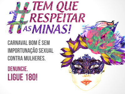 Arte com o nome e as informações relacionadas a campanha lançada