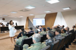Reunião no auditório do MP