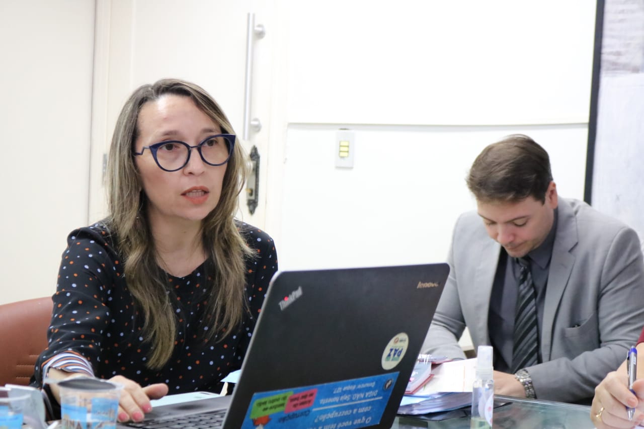 Secretária Geral do Ministério Público, promotora de Justiça Cléia Fernandes