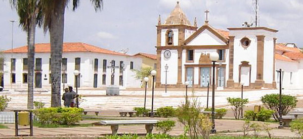 Praça das Vitórias na região central de Oieras