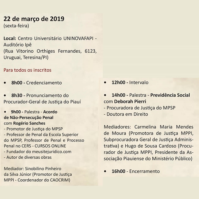 Imagem do mapa do Piauí e da Ponte Estaiada com informações de divulgação do evento 