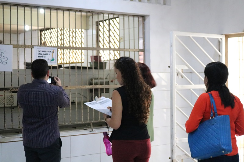 Inspeção no refeitório do CEM