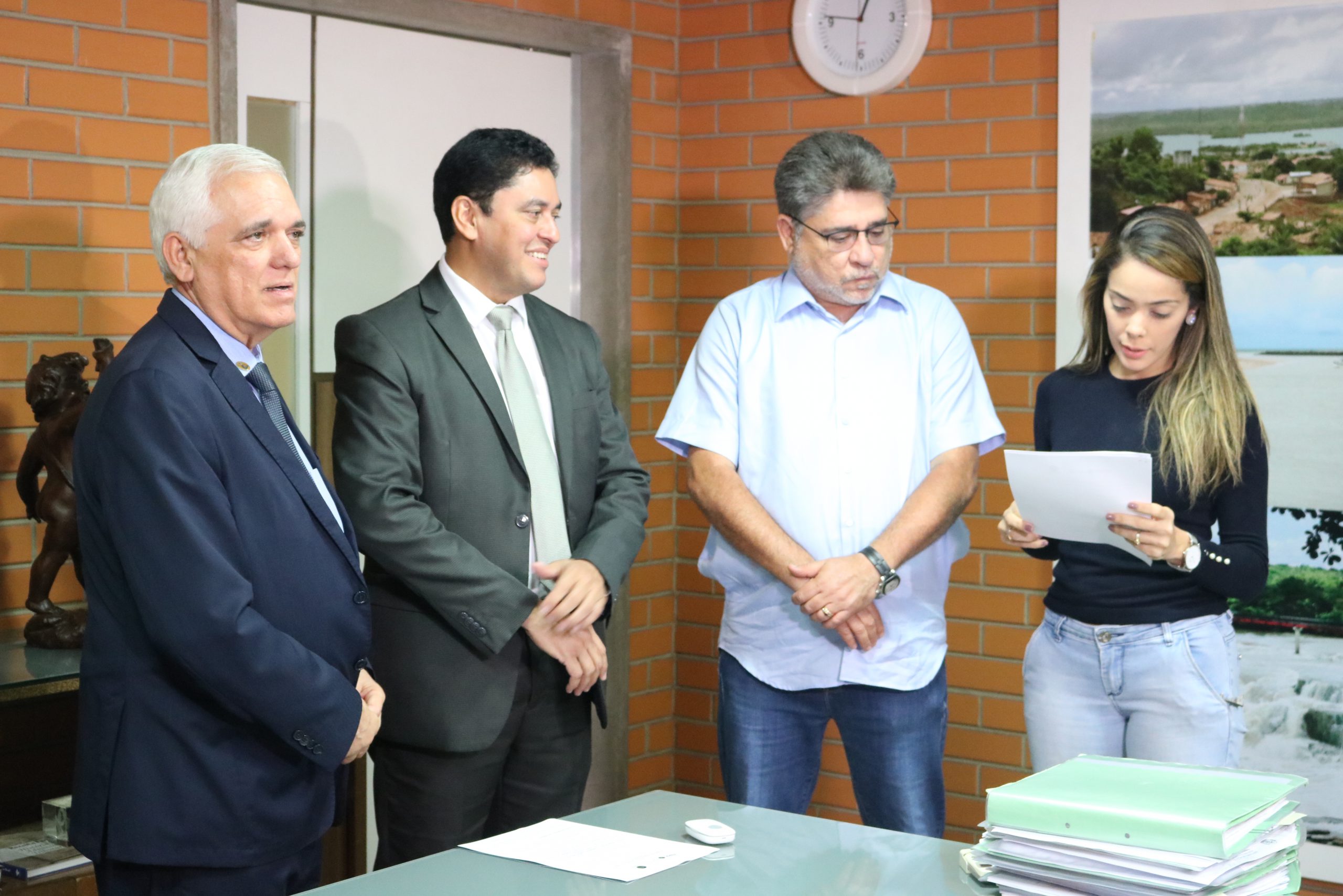 Cerimônia de assinatura do termo de cooperação