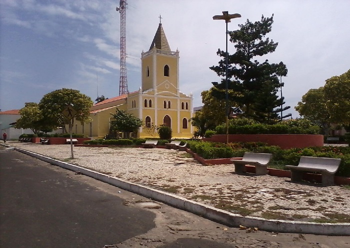Vista da praça Central de Cocal