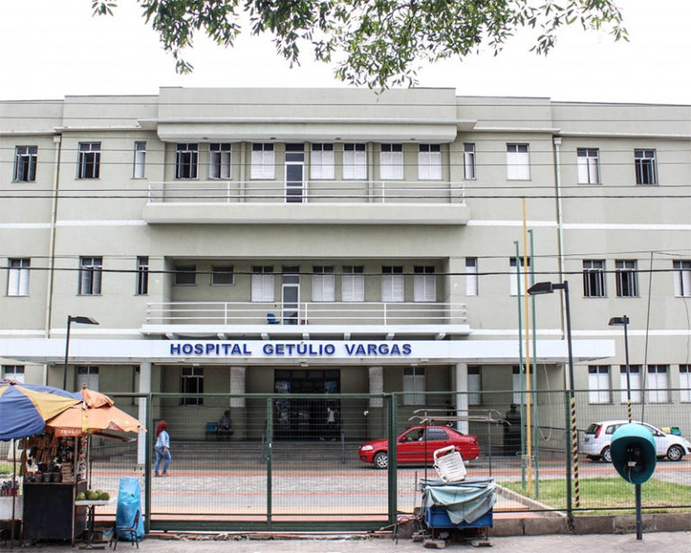 Fachada do Hospital Getúlio Vargas