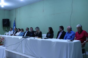 Promotores de Justiça durante abertura.