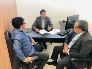 PGJ, prefeito de Capitão de Campos, Tim Medeiros e coordenador estadual do Procon Nivaldo Ribeiro