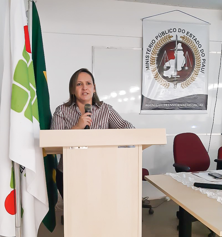 Promotora de Justiça, Gilvânia Alves Viana.