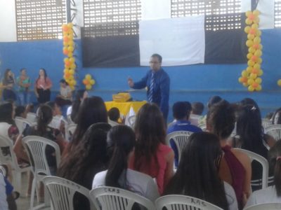 Promotor Jorge Pessoa palestrando