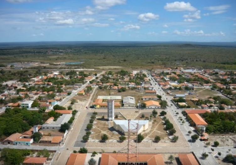 Vista área da cidade de São João da Fronteira