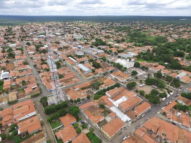 Vista aérea da cidade de Valença