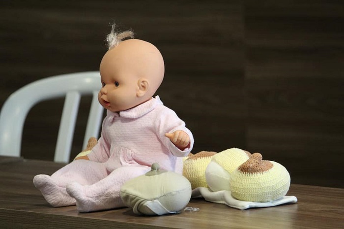 Bebê de plástico