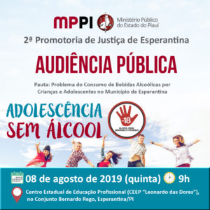 Banner com informações sobre a audiência