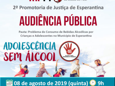 Banner com informações sobre a audiência