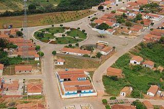 Vista aérea da cidade de Campo Alegre do Fidalgo
