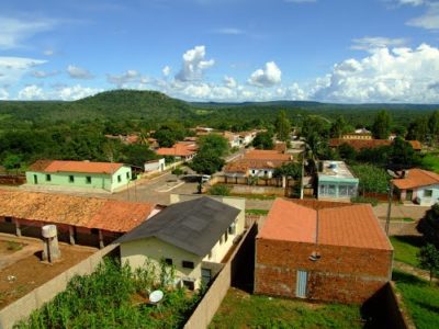 Vista aérea da cidade de São João da Varjota