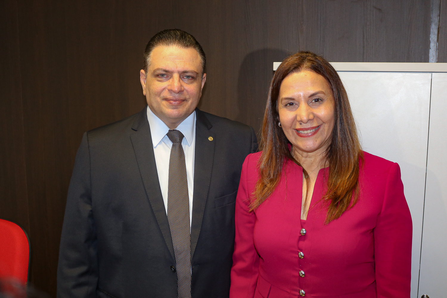 Ouvidora Geral do MPPI, Raquel Normando da Costa Pinto e o Ouvidor Geral da ALEPI