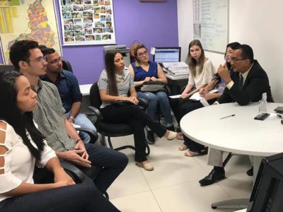 Visita de estudantes ao Nupevid