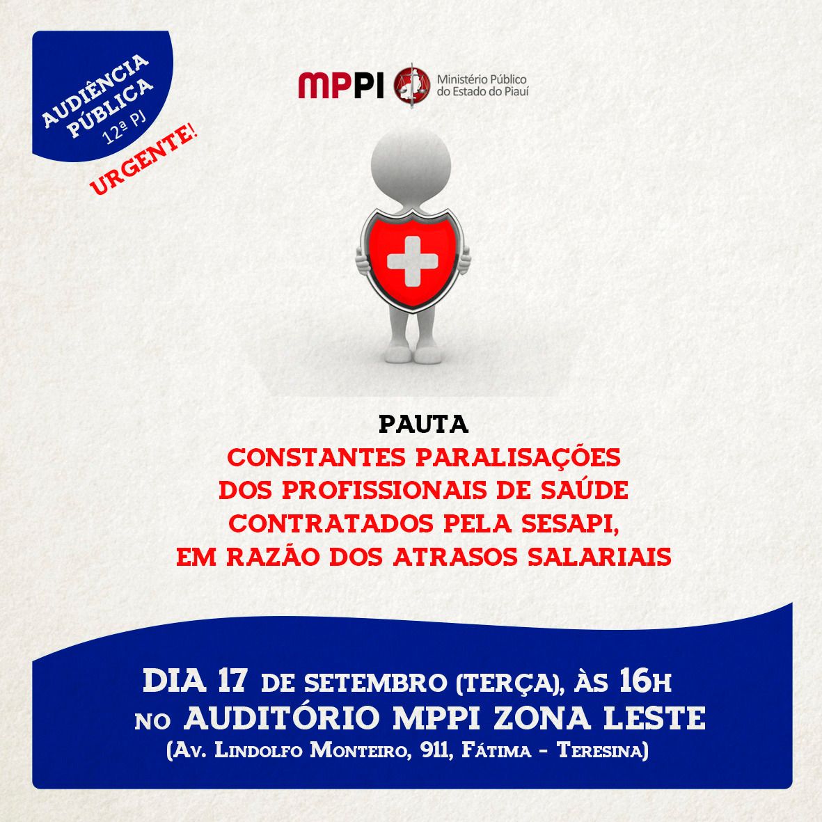 Banner com as informações contidas no texto