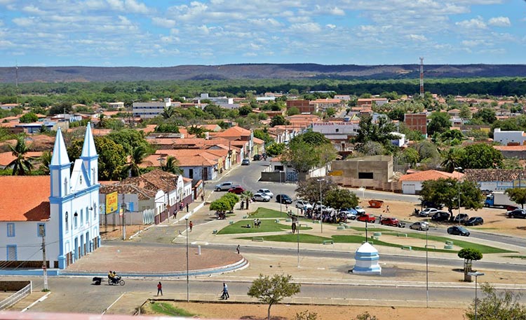Imagem do centro da cidade de São João do Piauí