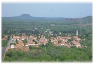 Vista aérea da cidade de Brejo do Piauí. Foto: Informativo de Brejo do Piauí.