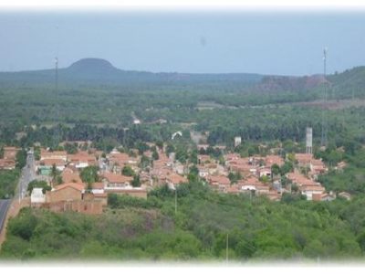 Vista aérea da cidade de Brejo do Piauí. Foto: Informativo de Brejo do Piauí.