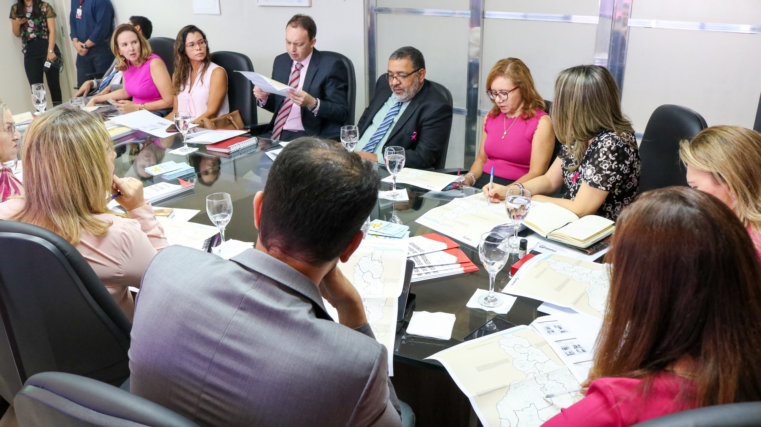Membros da ADM Superior e coordenadores de CAOs