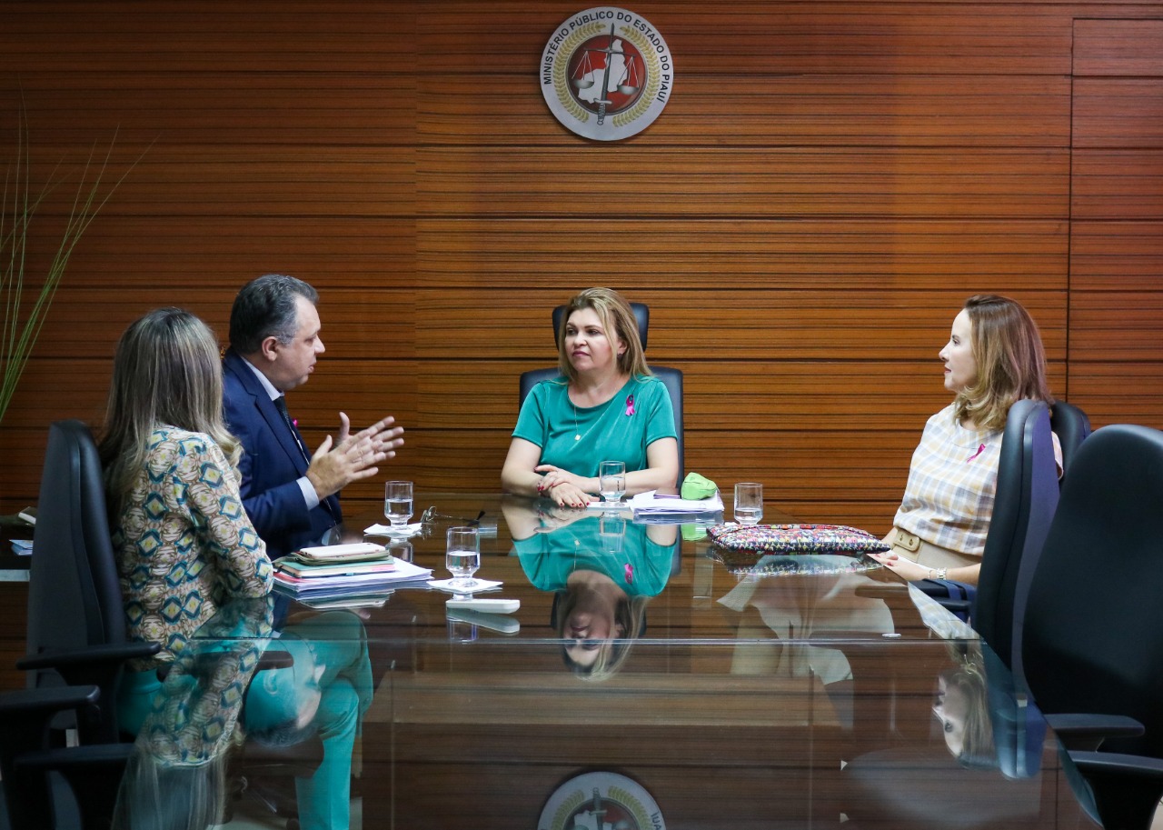 Reunião no gabinete da Procuradora-Geral de Justiça do Piauí