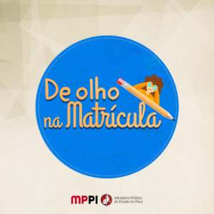 Arte com conteúdo informativo sobre processo de matrículas - texto na legenda