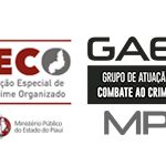 Logomarcas do GAECO do MPPI e do GAECO do MPRJ