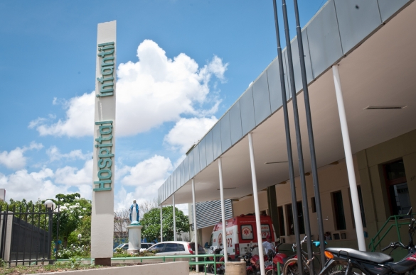 Fachada do Hospital Infantil Lucídio Portela.