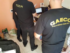 Servidores do GAECO e do TCE em operação