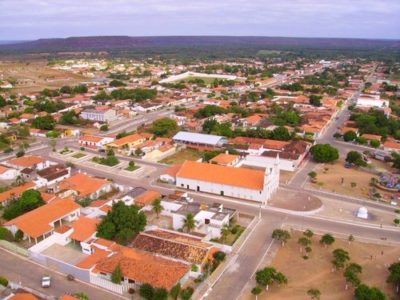 Imagem aérea do município de São João do Piauí